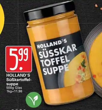 WEZ Hollands Süßkartoffelsuppe 500g Angebot