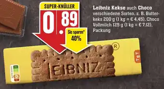 Edeka Neukauf Leibniz Kekse auch Choco 200/125g Angebot