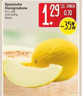 WEZ Spanische Honigmelone Angebot