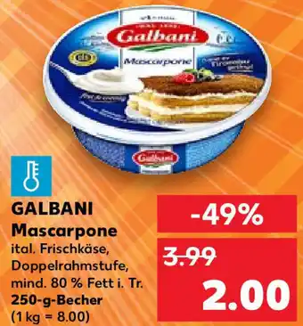 Kaufland GALBANI Mascarpone 250-g-Becher Angebot