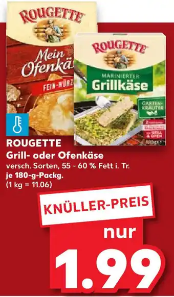 Kaufland ROUGETTE Grill- oder Ofenkäse 180-g-Packg. Angebot