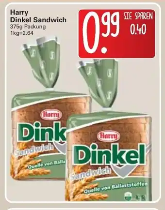 WEZ Harry Dinkel Sandwich 375g Angebot