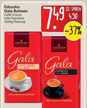 WEZ Eduscho Gala Bohnen 1000g Angebot