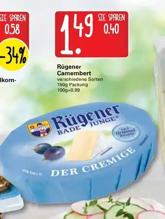 WEZ Rügener Camembert 150g Angebot