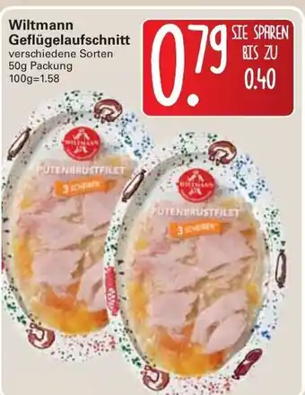 WEZ Wiltmann Geflügelaufschnitt 50g Angebot