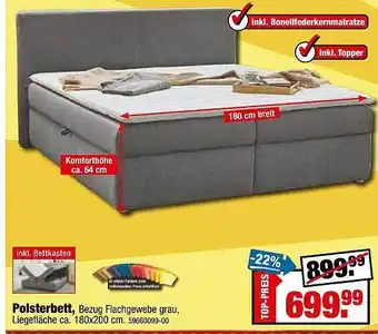 SB Lagerkauf Polsterbett Angebot