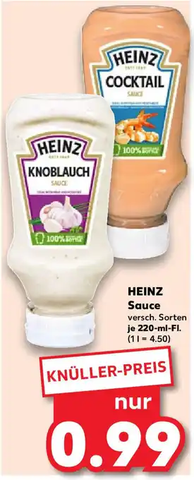 Kaufland HEINZ Sauce 220-ml-FI. Angebot