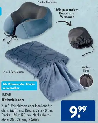 Aldi Süd TUKAN Reisekissen Angebot