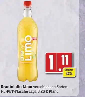 Edeka Neukauf Granini die Limo, 1-L Angebot