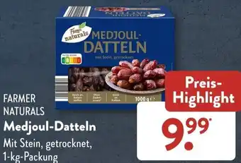 Aldi Süd FARMER NATURALS Medjoul-Datteln 1-kg-Packung Angebot