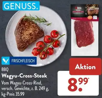 Aldi Süd BBQ Wagyu-Cross-Steak Angebot