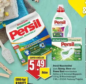 Edeka Neukauf Persil Waschmittel auch flüssig, Discs oder Power Bars Angebot