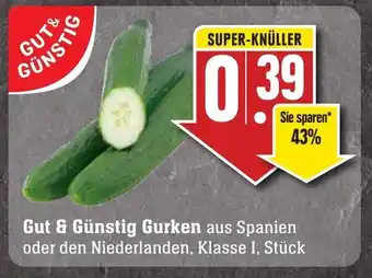 Edeka Neukauf Gut & Günstig Gurken Angebot