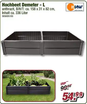 Poco KHW Hochbeet Demeter - L Angebot