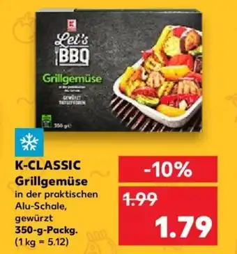 Kaufland K-CLASSIC Grillgemüse 350-g-Packg. Angebot