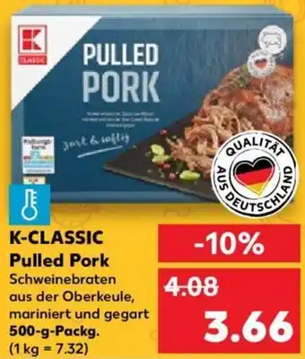 Kaufland K-CLASSIC Pulled Pork 500-g-Packg. Angebot