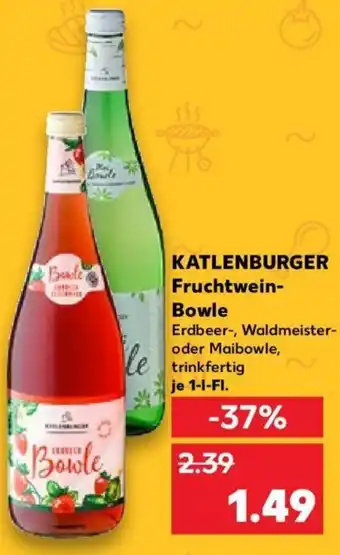 Kaufland KATLENBURGER Fruchtwein-Bowle je 1 l Fl. Angebot