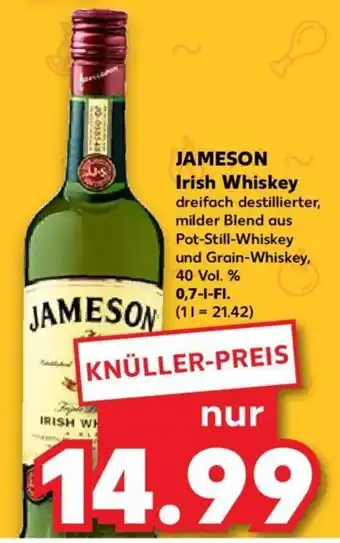 Kaufland JAMESON Irish Whiskey 0,7 l Fl. Angebot