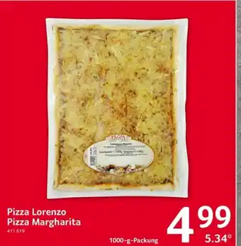 Selgros Pizza Lorenzo Pizza Margharita Angebot