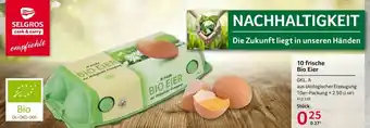 Selgros 10 Frische Bio Eier Angebot