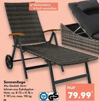 Kaufland Sonnenliege Angebot