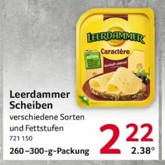 Selgros Leerdammer Scheiben 260/300g Angebot