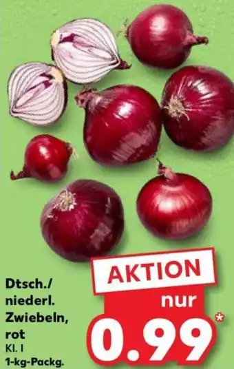 Kaufland Dtsch./ niederl. Zwiebeln 1-kg-Packg. Angebot