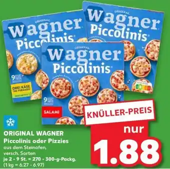 Kaufland ORIGINAL WAGNER Piccolinis oder Pizzies 270-300 g Packg. Angebot