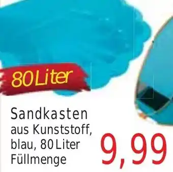 Wiglo Wunderland Sandkasten 80 Liter Angebot