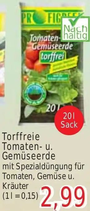 Wiglo Wunderland Torffreie Tomaten- u. Gemüseerde 20 L Sack Angebot