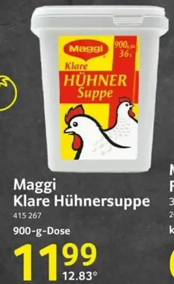 Selgros Maggi Klare Hühnersuppe 900g Angebot