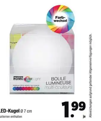 Mäc Geiz Home Sweet Light Led-kugel Angebot