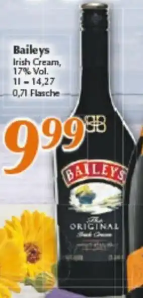 inkoop Baileys Irish Cream 0,7 L Flasche Angebot