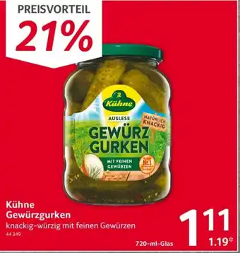 Selgros Kühne Gewürzgurken 720ml Angebot