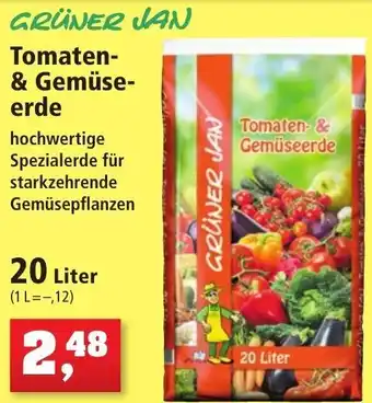 Thomas Philipps GRÜNER JAN Tomaten- & Gemüseerde 20 Liter Angebot