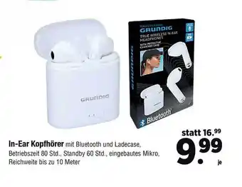 Mäc Geiz Grundig In-ear Kopfhörer Angebot