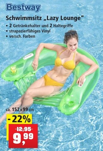 Thomas Philipps Bestway Schwimmsitz ,,Lazy Lounge" Angebot
