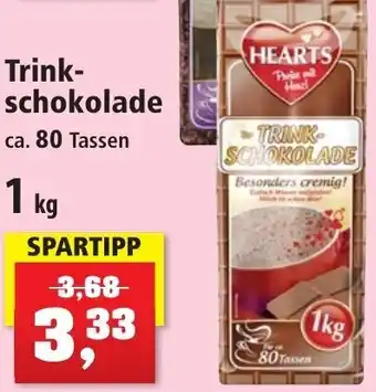 Thomas Philipps Trinkschokolade ca. 80 Tassen, 1 kg Angebot