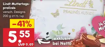 Netto Marken-Discount Lindt Muttertagspralinés 200 g Angebot