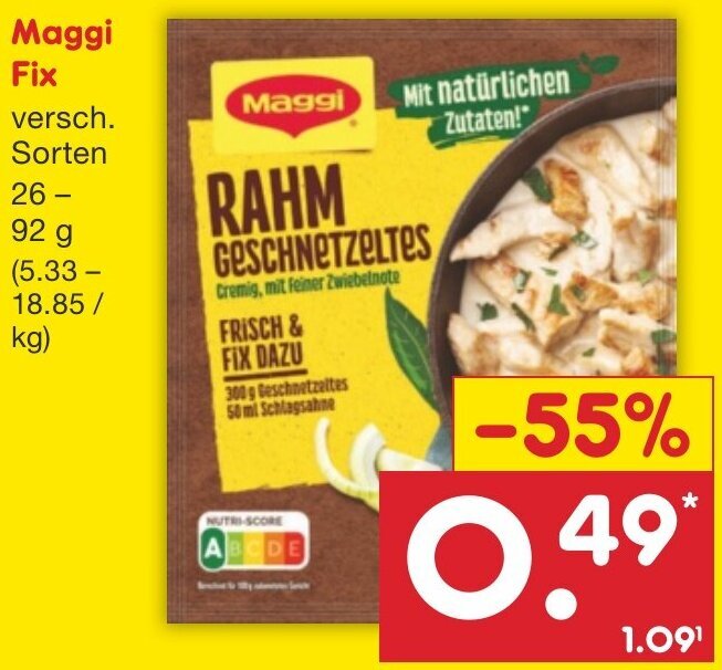 Maggi Fix Angebot