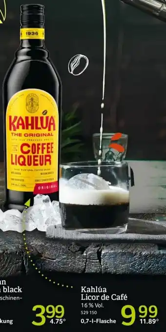 Selgros Kahlúa Licor de Café 0,7L Angebot