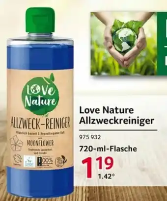 Selgros Love Nature Allzweckreiniger 720ml Angebot