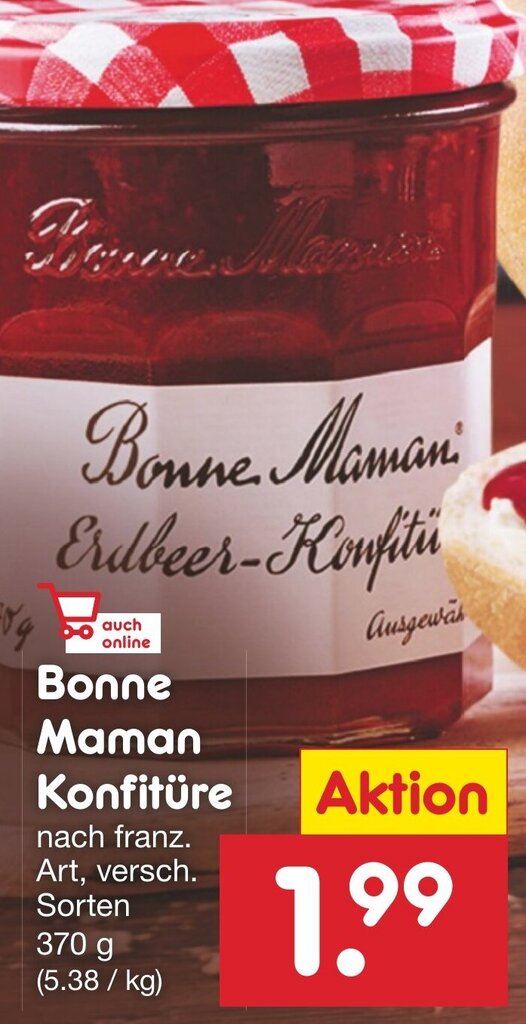 Bonne Maman Konfitüre 370 g Angebot bei Netto MarkenDiscount