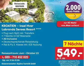 Netto Marken-Discount KROATIEN - Insel Hvar Labranda Senses Resort Angebot