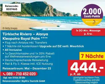 Netto Marken-Discount Türkische Riviera - Alanya Kleopatra Royal Palm Angebot