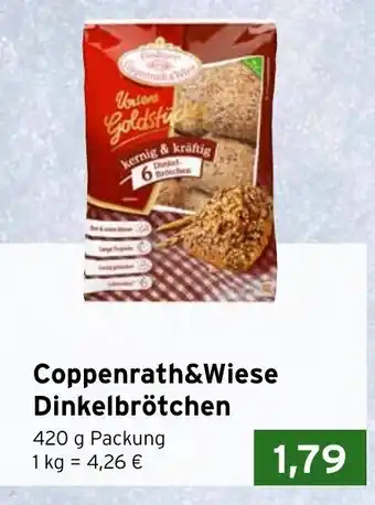 CAP Markt Coppenrath & Wiese Dinkelbrötchen 420g Angebot