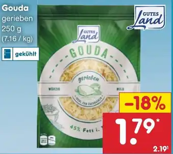 Netto Marken-Discount GUTES Land Gouda 250 g Angebot