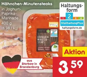 Netto Marken-Discount Hähnchen-Minutensteaks 400 g Angebot