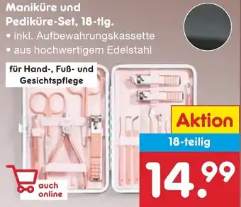 Netto Marken-Discount Maniküre und Pediküre-Set, 18-tlg. Angebot