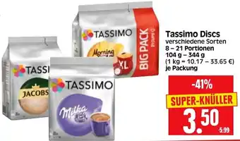 Edeka Herkules Tassimo Discs 8-21 Portionen 104 g - 344 g Angebot